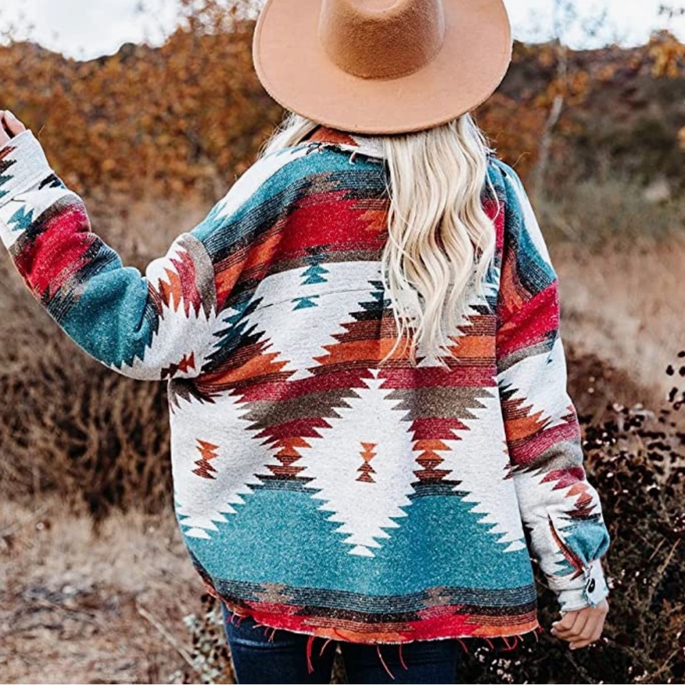 Aztec shacket - Picture 1 of 9
